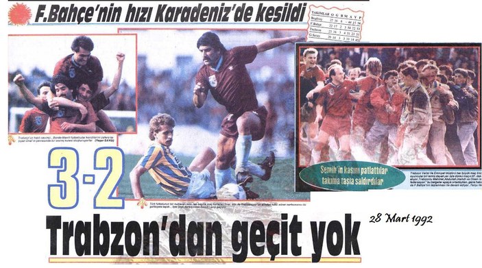 Unutulmaz Fenerbahçe-Trabzonspor maçları