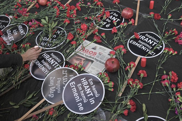 Hrant Dink vefatının 16'ncı yılında mezarı başında anıldı