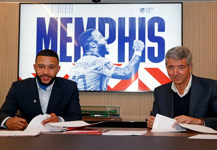 Atletico Madrid, Memphis Depay'ı açıkladı