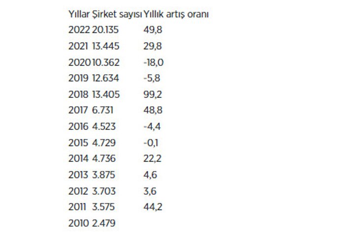 kurulan yabancı şirket