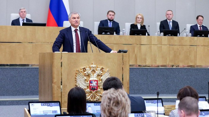 Rusya Devlet Duması Başkanı Volodin: Saldırı silahı yardımı felakete neden olur #2