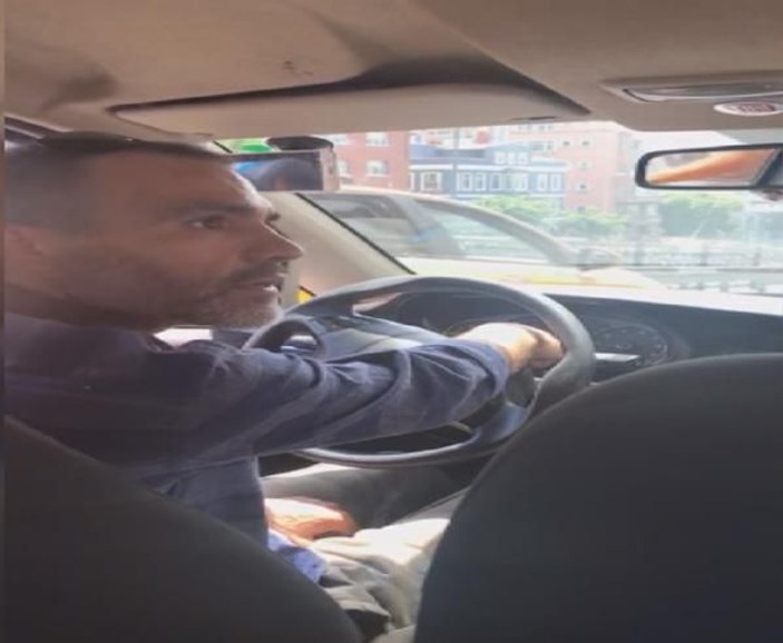 İstanbul'da taksici, kısa mesafe yolcusunu indirmek istedi