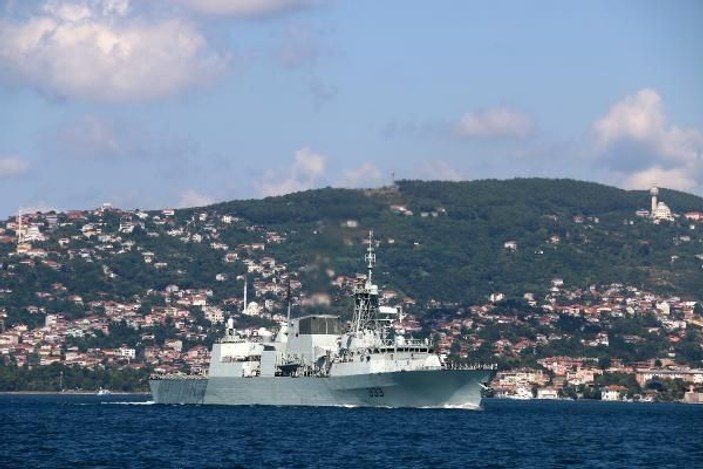 NATO savaş gemisi Karadeniz'den ayrıldı