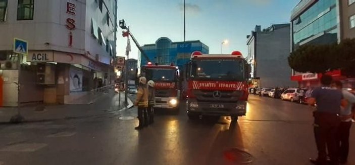 Fotoğraf//Esenler'de özel hastanede yangın -6