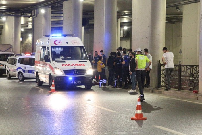 Taksim Tüneli'nde motosikletinden düşen sürücü öldü