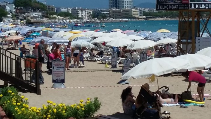 Aydın plajları sezonun son günlerinde yüzde yüz doluluk yaşadı -3