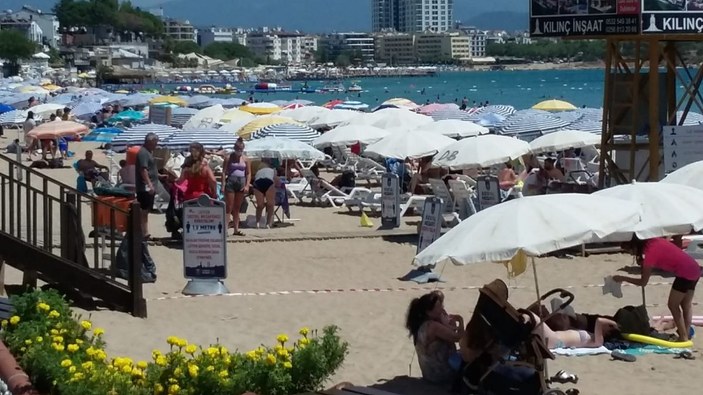 Aydın plajları sezonun son günlerinde yüzde yüz doluluk yaşadı -6