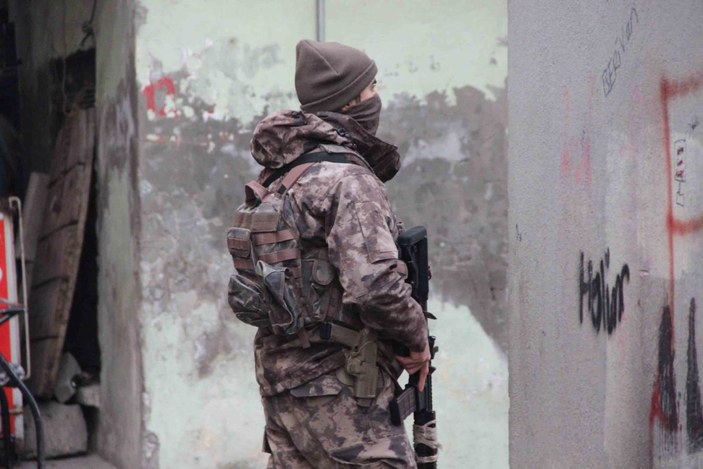 Diyarbakır'da, özel harekat destekli narko-terör operasyonu -5