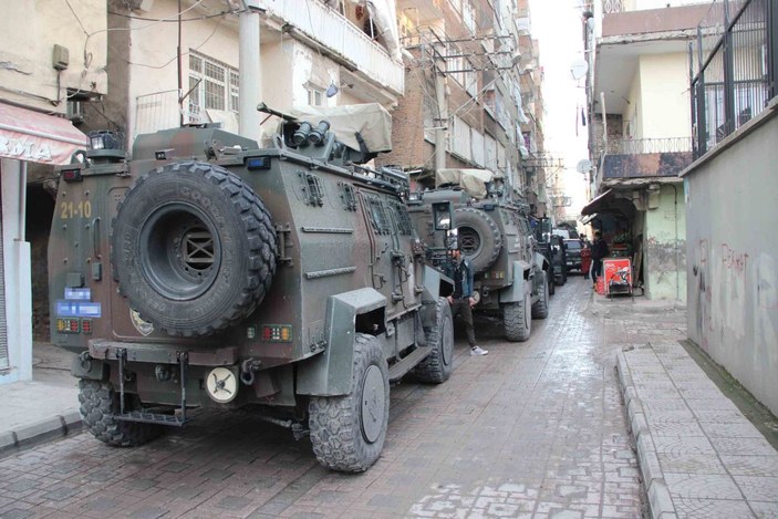 Diyarbakır'da, özel harekat destekli narko-terör operasyonu -7