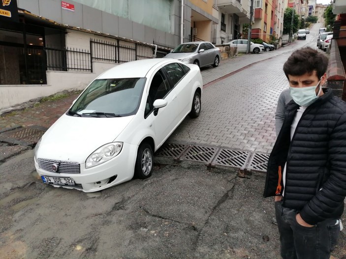 Ataşehir'de araç sürücülerinin çukur kabusu  -2