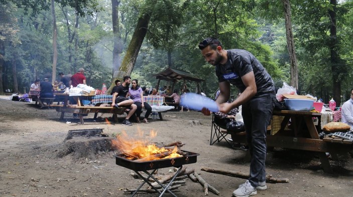Kurban Bayramı’nın ikinci gününde vatandaşlar Belgrad Ormanı akın etti -2