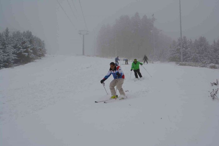 Sarıkamışlı kayakçılar sezonu erken açtı -3