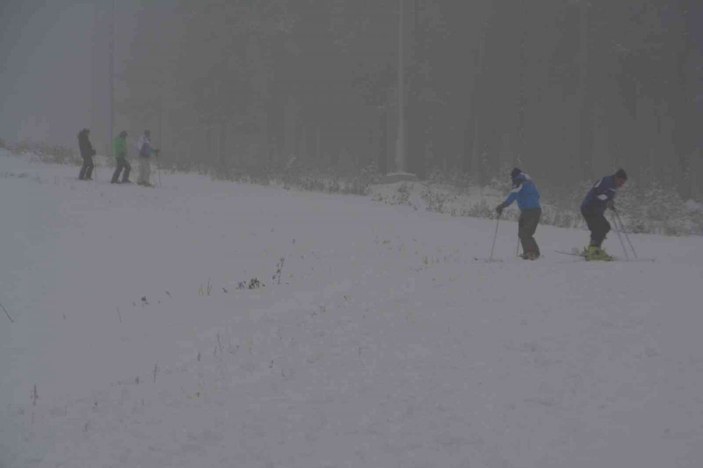 Sarıkamışlı kayakçılar sezonu erken açtı -1