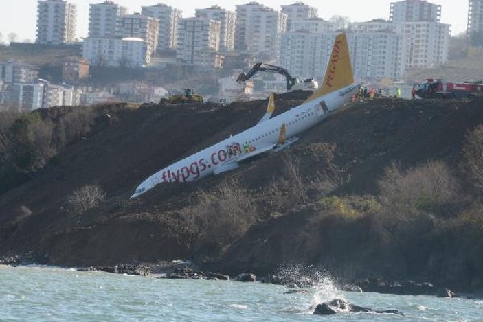 Trabzon'da pistten çıkan uçak, pide salonuna dönüştürülecek