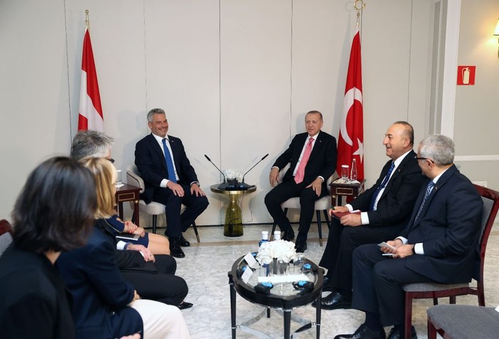 Cumhurbaşkanı Erdoğan, Avusturya Başbakanı Nehammer ile bir araya geldi -2