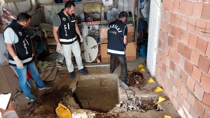 Aydın'da 11 yıldır kayıp kişinin kemikleri garajda bulundu