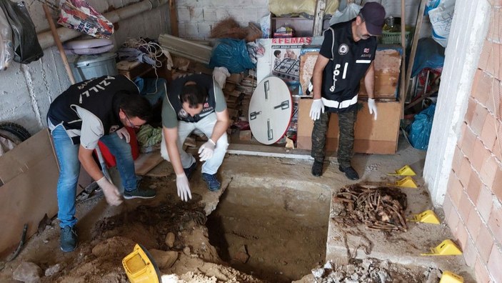 Aydın'da 11 yıldır kayıp kişinin kemikleri garajda bulundu