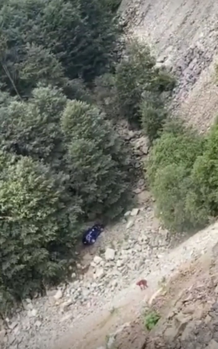 Sürücü manzarayı fotoğraflarken uçuruma yuvarlanan cipteki kadın turist öldü -5