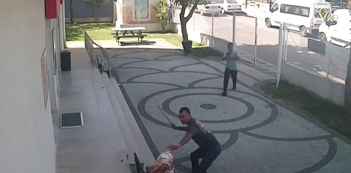 Ümraniye'de boşanma aşamasındaki kadına demirle saldırı kamerada -5