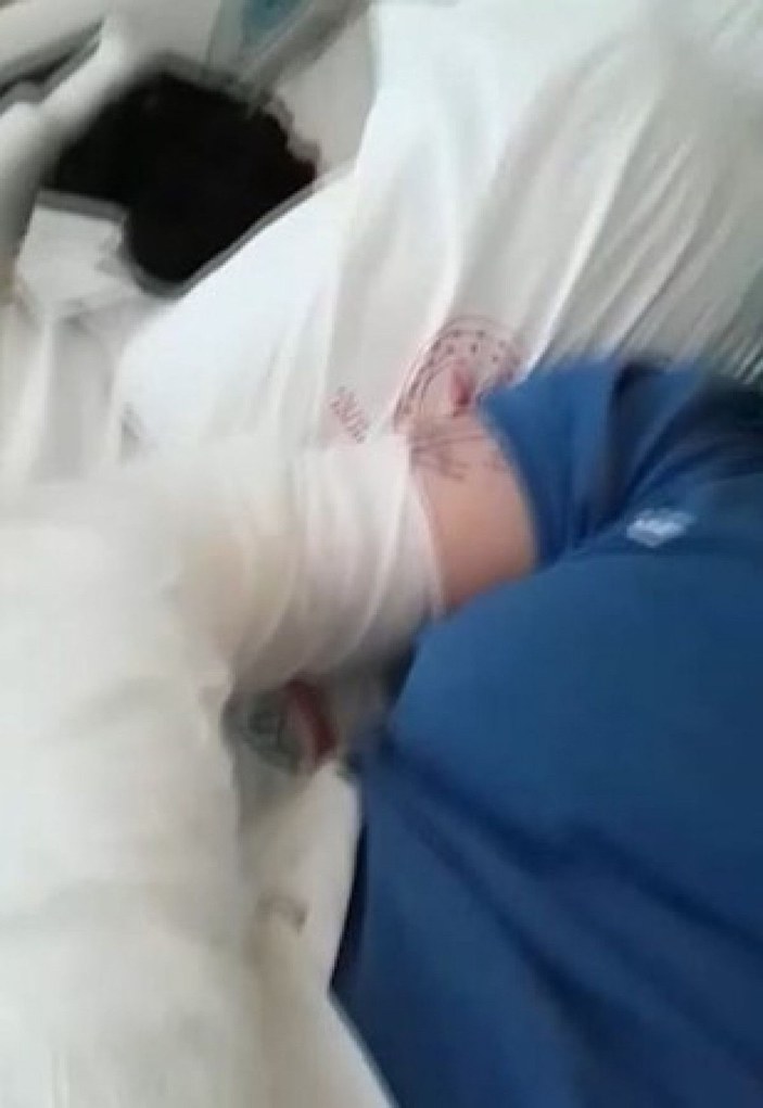 Ümraniye'de boşanma aşamasındaki kadına demirle saldırı kamerada -9