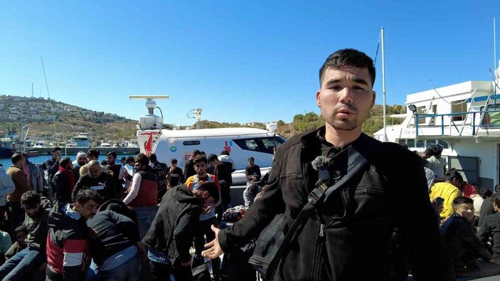 İzmir açıklarında 300 düzensiz göçmen yakalandı -5