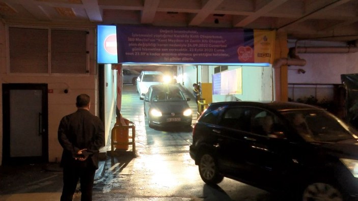 İstanbul’un ilk katlı otoparkı bugün itibarıyla kapatıldı -3
