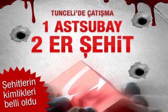 Tunceli'de mayın patladı: 1 asker şehit