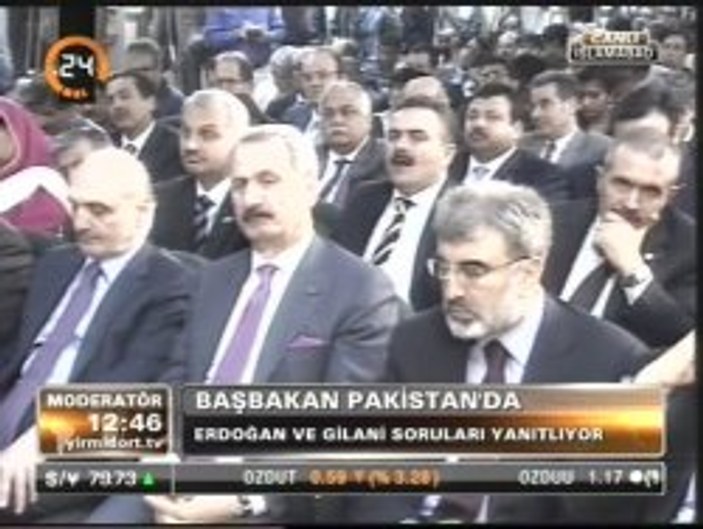 Başbakan Erdoğan konuştu bakanlar uyudu