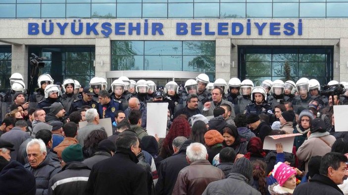 Ankara'da kentsel dönüşüm protestosu: 7 gözaltı