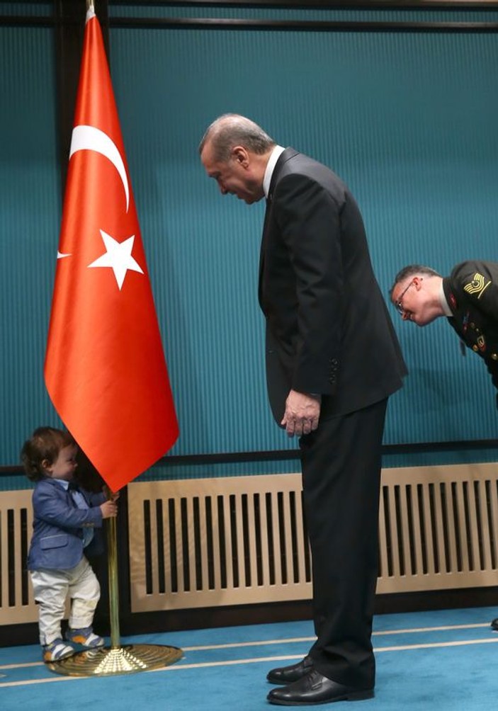 Erdoğan Cumhurbaşkanlığı Sarayı'nda konuştu