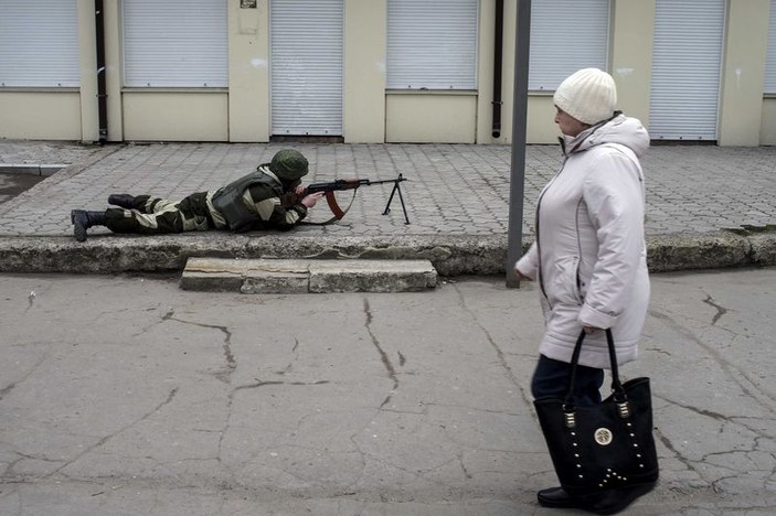 Ukrayna'da halk çatışmalara alıştı