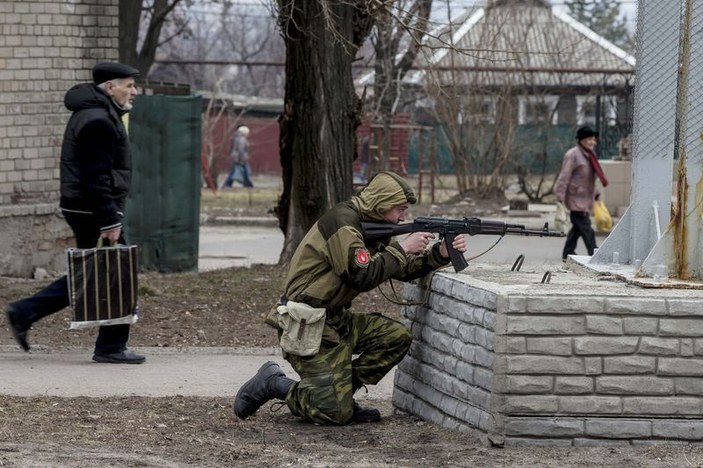 Ukrayna'da halk çatışmalara alıştı