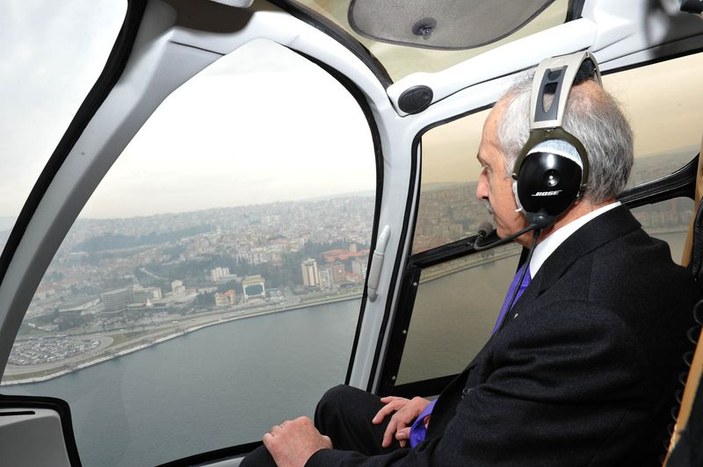 Kemal Kılıçdaroğlu İzmir'i havadan inceledi