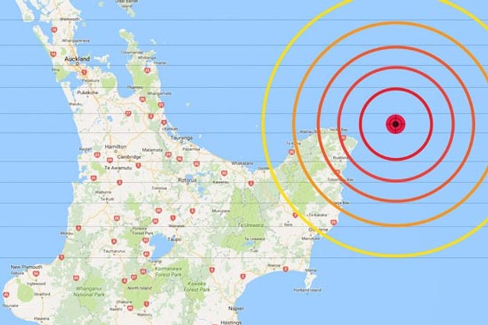Yeni Zelanda'da 7.1 şiddetinde deprem