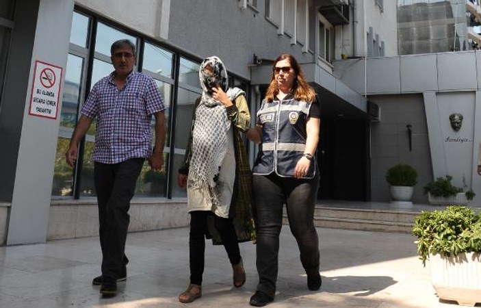 9 aylık hamile kadın hırsızlıktan gözaltına alındı