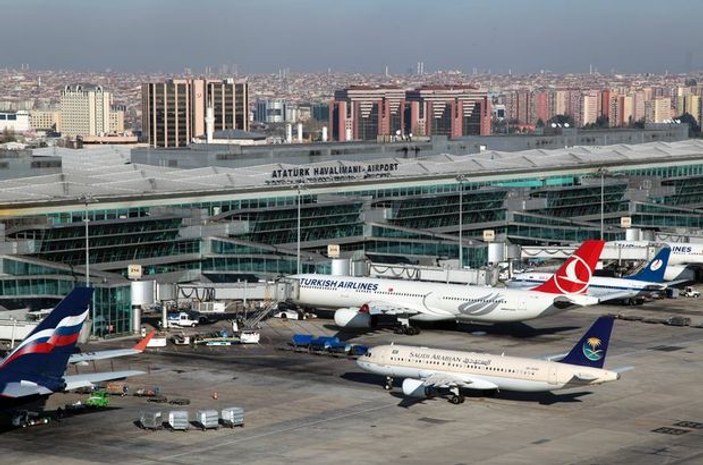 Atatürk Havalimanı'nın yolcu trafiği arttı