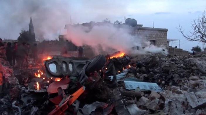 El-Nusra'nın Rus jetini vurma görüntüleri ortaya çıktı