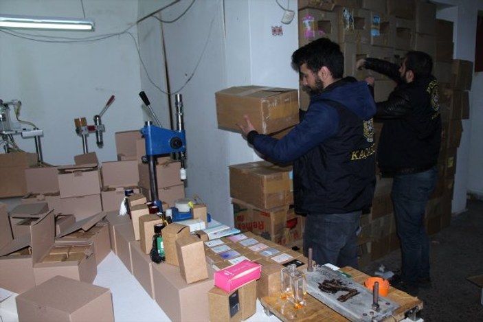 İstanbul’da 1 milyon liralık sahte parfüm operasyonu