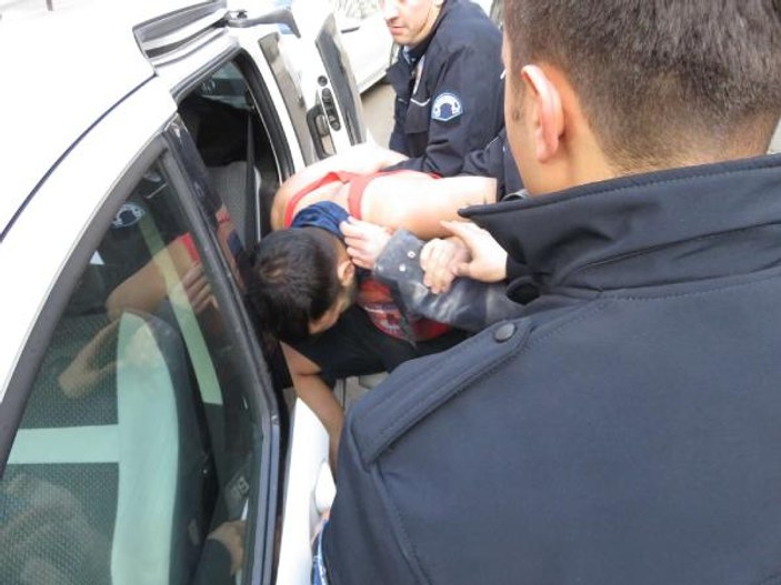 Maltepe'de polisten kaçan şüpheli ortalığı karıştırdı