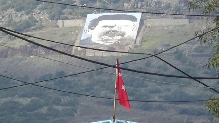 Bülbül bölgesinde Türk bayrakları dalgalanıyor