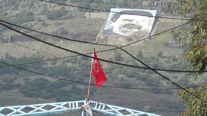 Bülbül bölgesinde Türk bayrakları dalgalanıyor