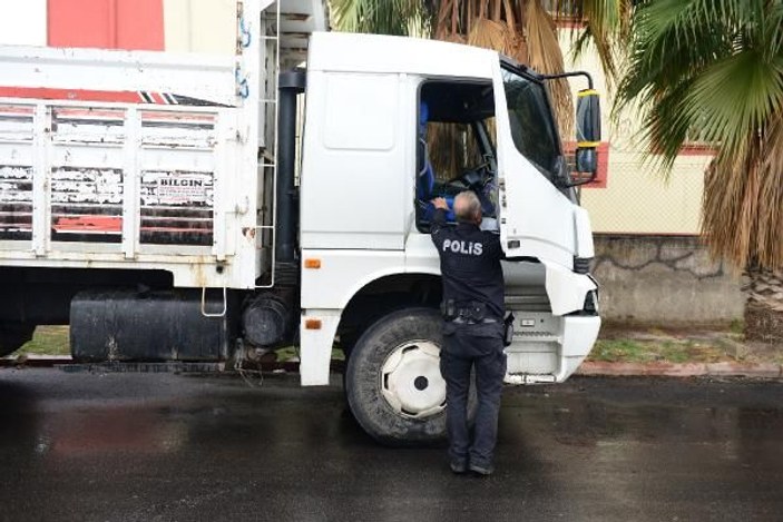 Adana'da kamyon şoförü silahlı saldırıya uğradı