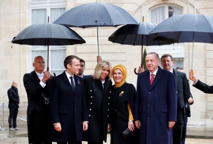 Başkan Erdoğan'a Fransa'da yoğun ilgi