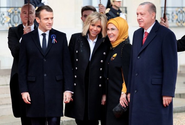 Başkan Erdoğan'a Fransa'da yoğun ilgi