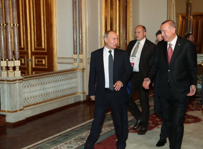 Başkan Erdoğan ve Putin Mabeyn Köşkü'nde görüştü