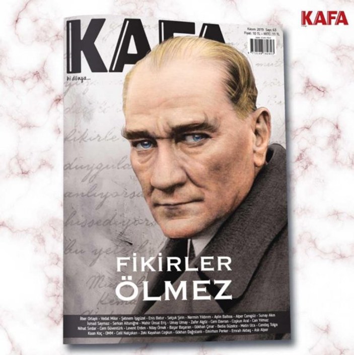 KAFA Dergi’sinin arşivlik sayısı 10 Kasım'a özel 