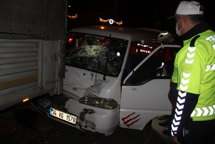 Aydın'da, kaza yapan sürücü hastaneye gitmek istemedi
