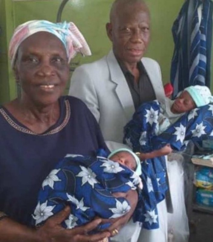 Nijerya'da bir kadın 68 yaşında anne oldu