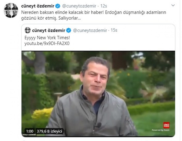Cüneyt Özdemir'den ABD medyasına tepki