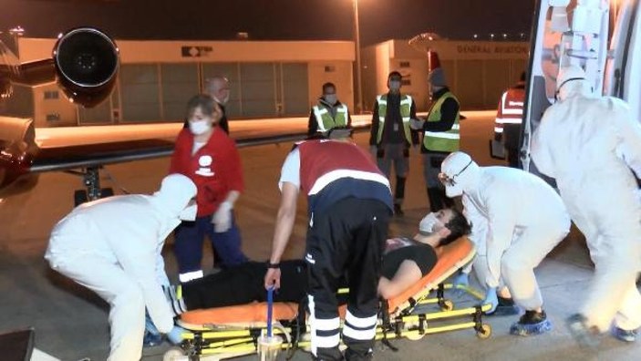 Rusya'da hastalanan Türk genci İstanbul'a getirildi